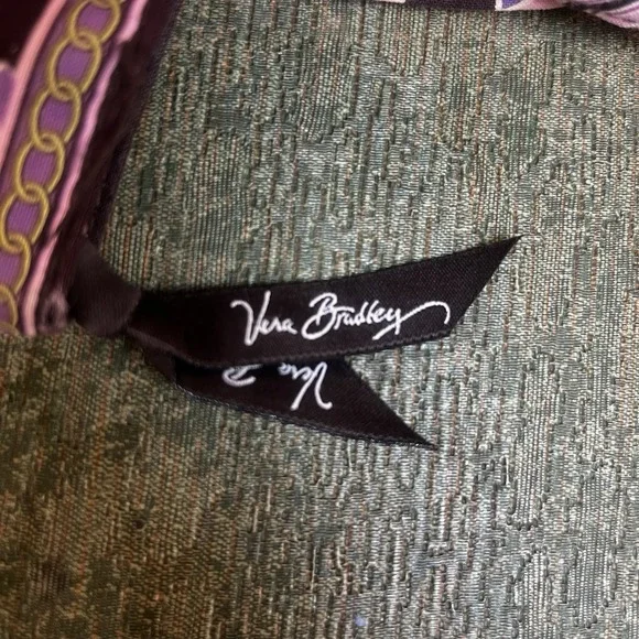 Vera Bradley Tote Classic Yellowbird Shoulder Bag Quilted‎ Black Yellow Blue - Picture 4 of 6